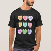 Teacher Valentines Day Conversation Heart School Tシャツ (正面)