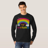 Teacher You are a rainbow of possibilities 1 Tシャツ (正面フル)