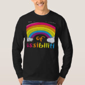 Teacher You are a rainbow of possibilities 1 Tシャツ (正面)