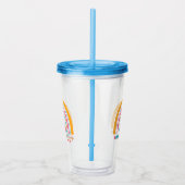 #Teacherlifeレインボーパーソナライズされた先生 アクリルタンブラー (右)