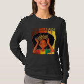 Teachers Aide Afro African American Black History  Tシャツ (正面)