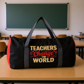 Teachers Change The World ダッフルバッグ