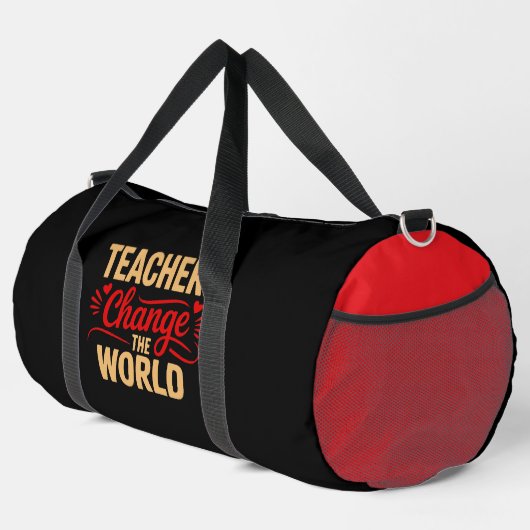 Teachers Change The World ダッフルバッグ (右コーナー)