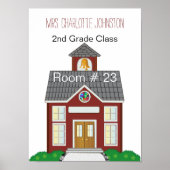 Teacher's Classroom Door Poster ポスター (正面)