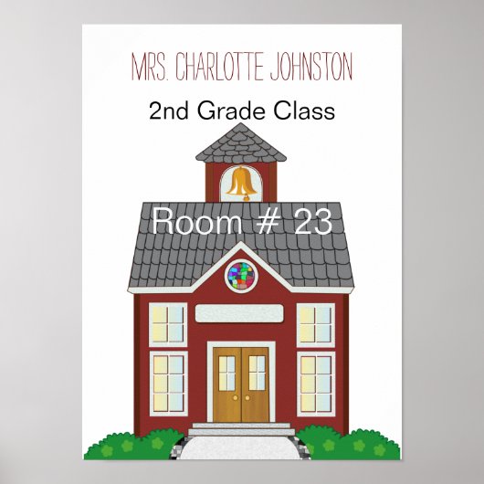 Teacher's Classroom Door Poster ポスター (正面)