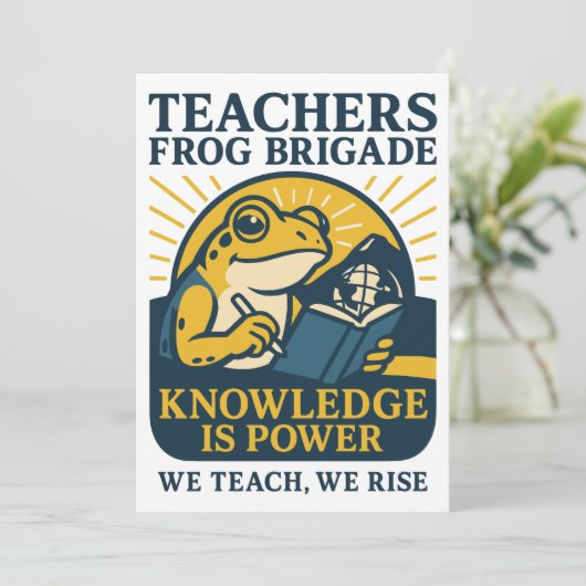 Teachers Frog Brigade – Knowledge Is Power 招待状 (スタンド正面)