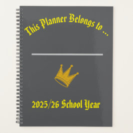 Teachers Planner with space for name プランナー手帳