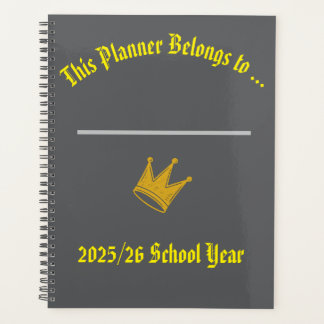 Teachers Planner with space for name プランナー手帳