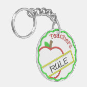 Teachers Rule キーホルダー (正面左)