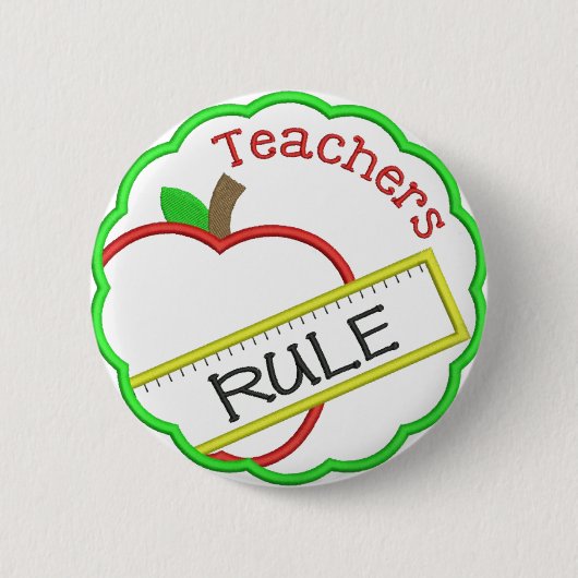 Teachers Rule 缶バッジ (正面)