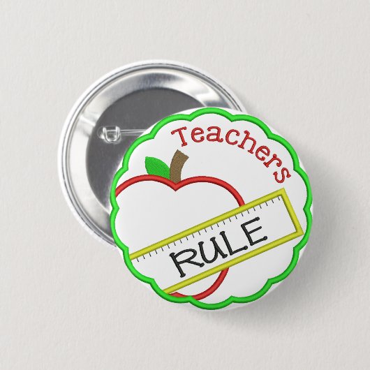 Teachers Rule 缶バッジ (正面&裏面)