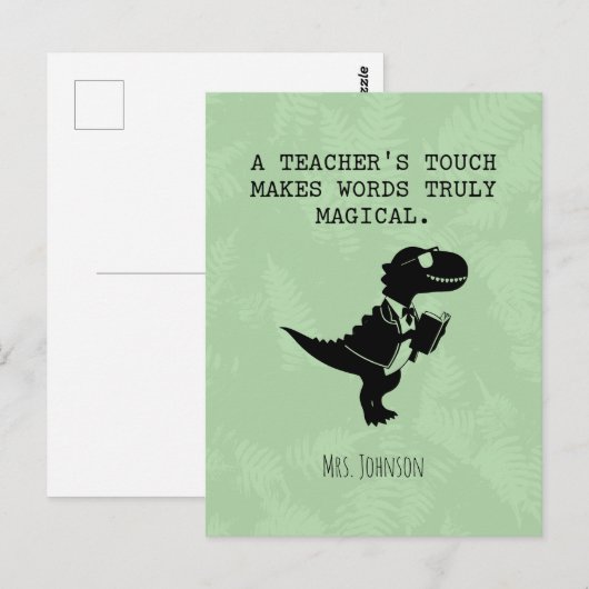 Teacher's Touch Makes Words Truly Magical ポストカード (正面/裏面)
