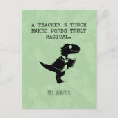 Teacher's Touch Makes Words Truly Magical ポストカード (正面)