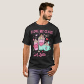 Teachers Valentine I Love My Cl A Latte Coffee Sch Tシャツ (正面フル)