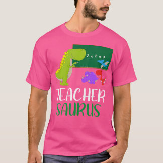 Teachersaurus – 恐竜おもしろい先生鑑賞 tシャツ