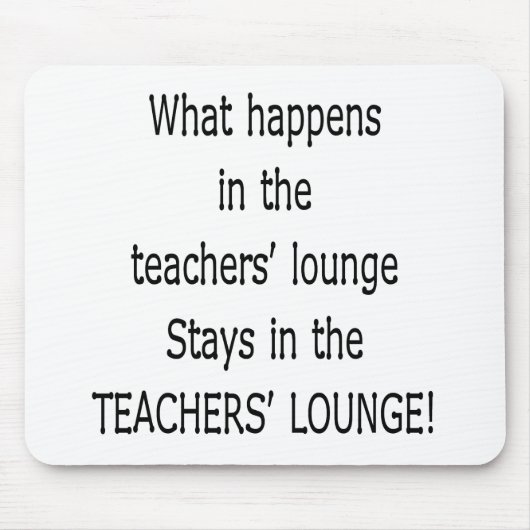 TEACHERSLOUNGE マウスパッド (正面)