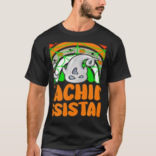 Teaching Assistant Halloween Costumes Teacher Assi Tシャツ (正面)