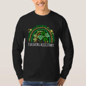 Teaching Assistant Rainbow Lucky St Patrick's Day  Tシャツ (正面)