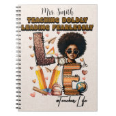 Teaching Boldly Custom Teacher Journal ノートブック (正面)