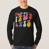 Teaching Future Artists Groovy Retro Back To Schoo Tシャツ (正面)