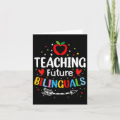 Teaching Future Bilinguals - Spanish Teachers Byck カード (正面)