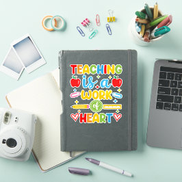 Teaching Is A Work Of Heart教師ギフト シール