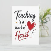 Teaching is a Work of Heart   カード (スタンド正面)