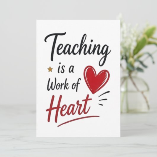 Teaching is a Work of Heart   カード (スタンド正面)