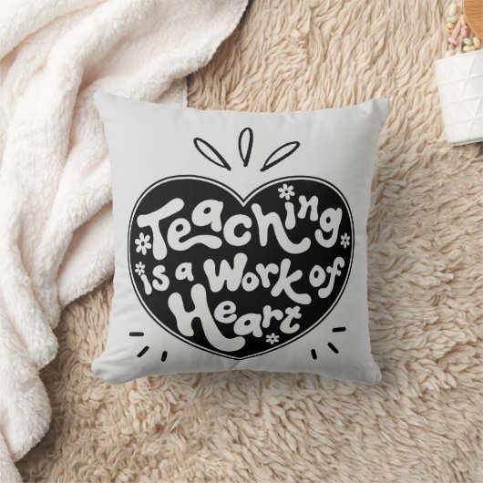 Teaching is a Work of Heart ピロー (ブランケット)