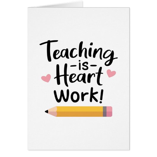 Teaching Is Heart Work, 先生への感謝 (正面)