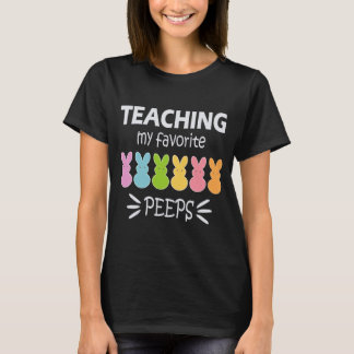 Teaching Little Bunnies Easter Teacher Shirt Tシャツ