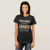 Teaching Little Bunnies Easter Teacher Shirt Tシャツ (正面フル)