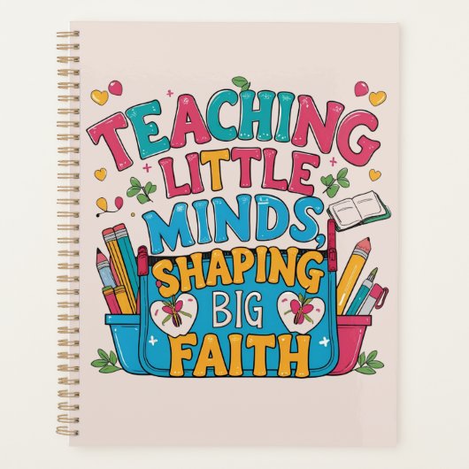 Teaching Little Minds 教師用プランナー プランナー手帳 (正面)