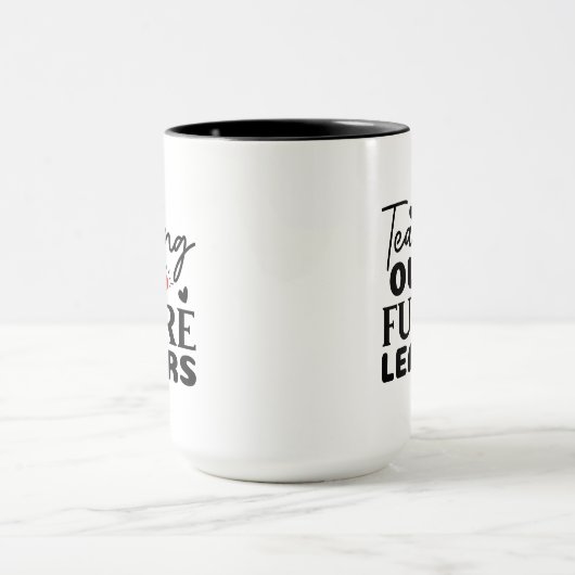 Teaching Our Future Leaders Wordart マグカップ (中央)