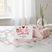 Teaching Sweethearts Customizable Class Valentine  カード