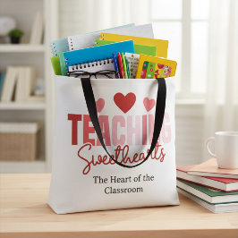 Teaching Sweethearts Teacher Valentine Tote Bag トートバッグ