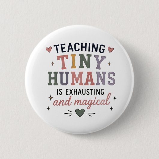Teaching Tiny Humans 魔法使い尽くす 缶バッジ (正面)