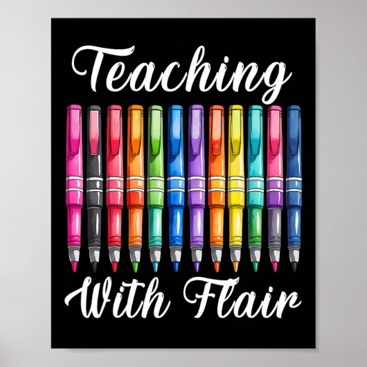 Teaching With Flair Preschool Teacher First Day Of ポスター (正面)