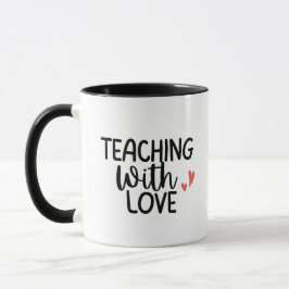 'Teaching With Love' Teacher Thank You Gift  マグカップ