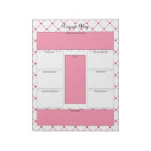 Teacupかわいこちゃん_コンセプト計気に画 ノートパッド (回転)