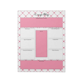 Teacupかわいこちゃん_コンセプト計気に画 ノートパッド