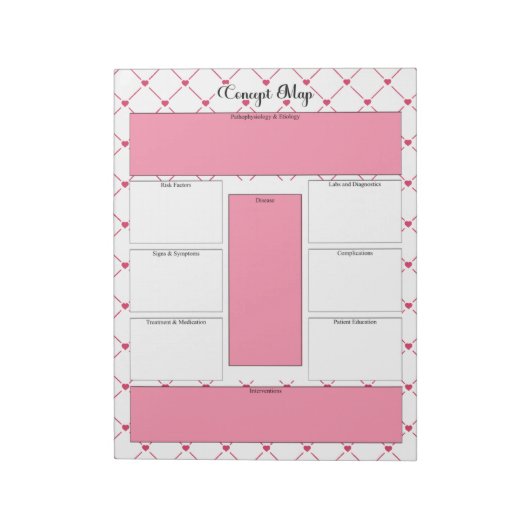 Teacupかわいこちゃん_コンセプト計気に画 ノートパッド (回転)