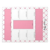 Teacupかわいこちゃん_コンセプト計気に画 ノートパッド (正面)