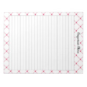 Teacupかわいこちゃん_メモ ノートパッド (正面)