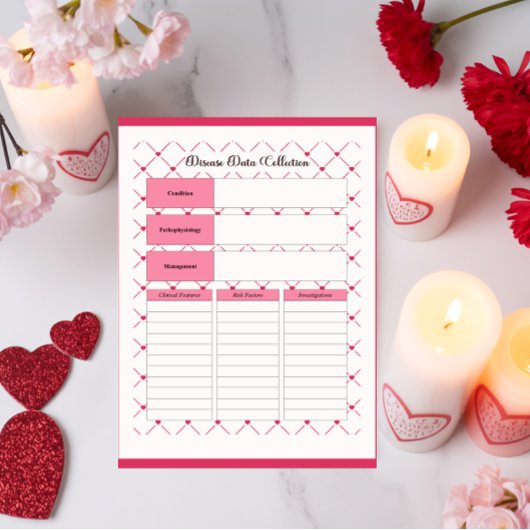 Teacupかわいこちゃん_疾患データ収集 ノートパッド