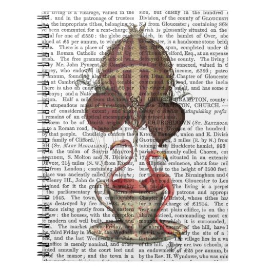 Teacupのフラミンゴ ノートブック (正面)