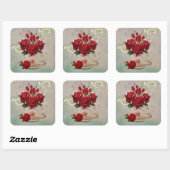 Teacup 3シール スクエアシール (シート)