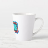 Teacup Chevere Neon Design カフェラテマグ (右)