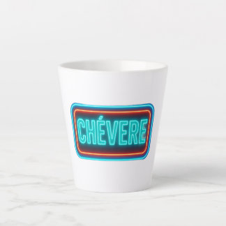 Teacup Chevere Neon Design カフェラテマグ
