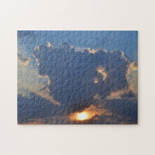 Teacup Cloud Formation by STaylorとの夕日 ジグソーパズル (横)